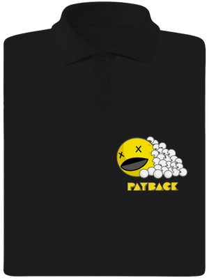 Payback férfi pólóingek Black