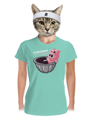 Formában női sportpóló Mint Mal