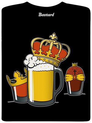 Három Királyok férfi póló Black