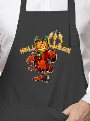 Helloween kötény Dark Grey