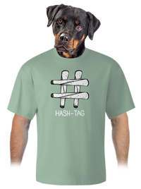 unisex túlméretezett póló