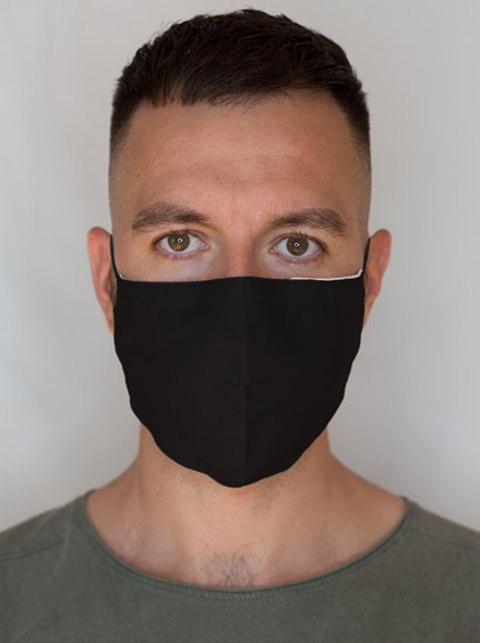 Szájmaszk Fekete
