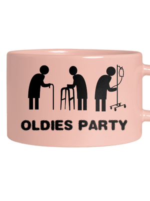 Oldies party macaron bögre Pink Macaron