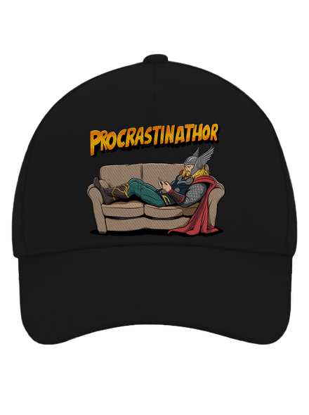 Procrastinathor baseballsapka Black