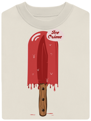 Ice crime unisex crewneck Off White