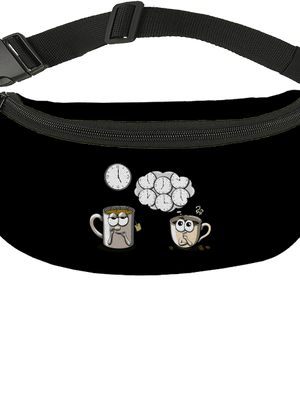 Tea ötkor övtáska Black