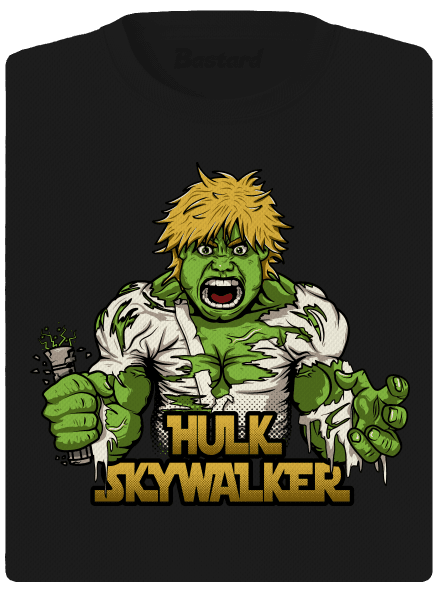 Hulk Skywalker női sportpóló Black