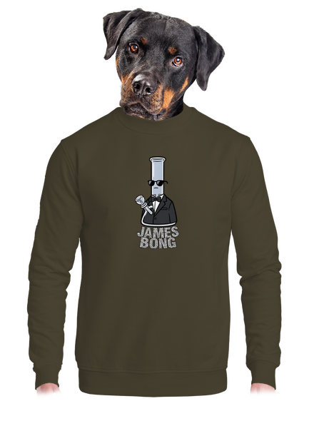 James Bong unisex crewneck Urban Khaki