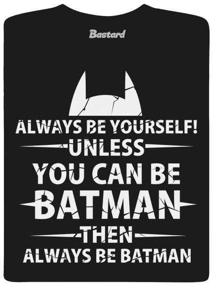 Batman gyerek póló Black
