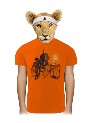 Nagyapa, mondd el gyerek sport póló Neon Orange