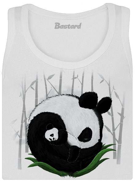 Két alvó panda klasszikus női trikó White