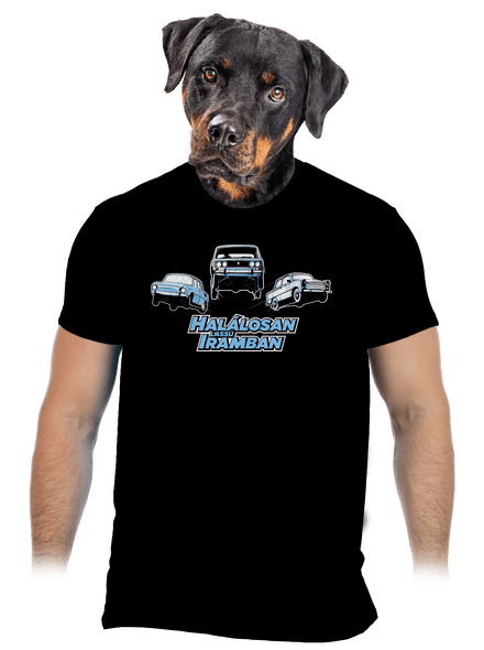 Halálosan lassú iramban férfi póló Black