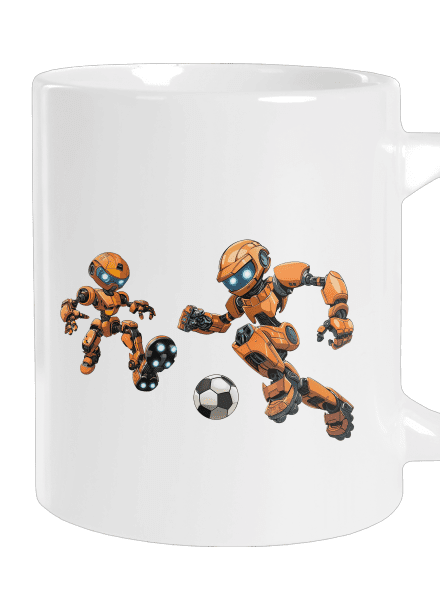 AI futball nagy bögre White