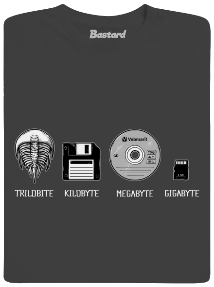 Trilobite férfi hosszú ujjú póló Dark Grey