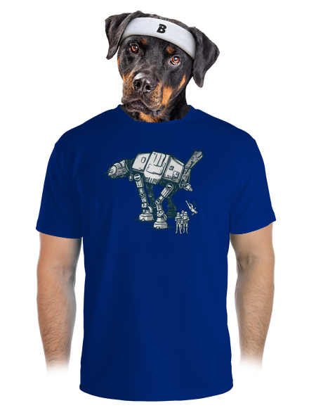 AT-AT férfi sportpóló Royal Blue Mal