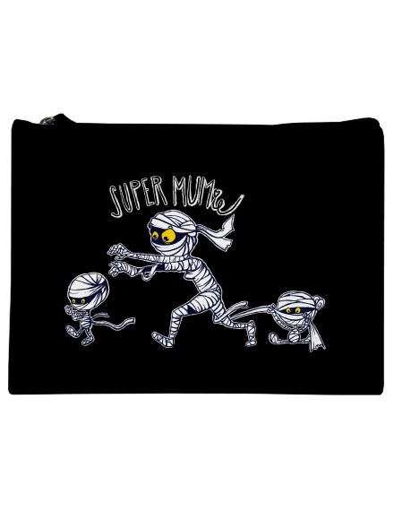 Super mumie kis táska Black