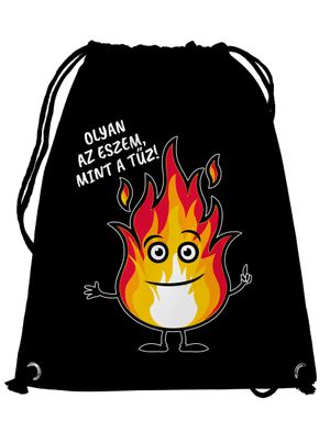 Olyan az eszem, mint a tűz! hátizsák Black