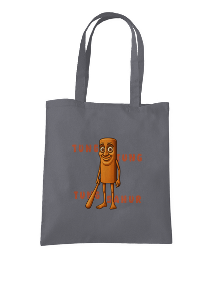 Tung Tung Tung Sahur – Italian Brainrot táska Graphite grey