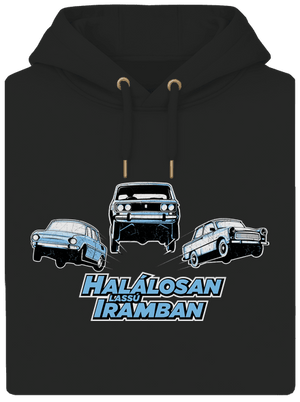 Halálosan lassú iramban unisex prémium pulóver Dark Black