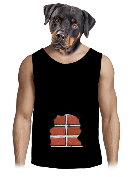 Téglák férfi trikó Black