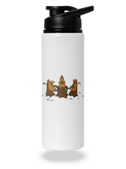 Beaver pizza party kulacs White