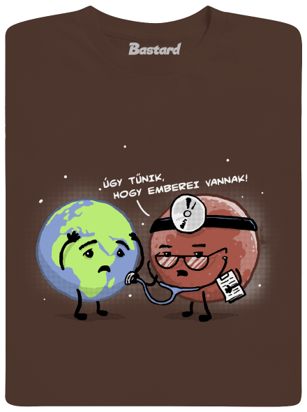 Diagnózis férfi póló Brown