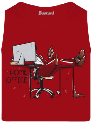 Home office férfi trikó Red