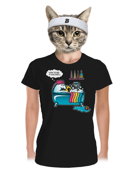 Mi kell az egyszarvúvá váláshoz női sportpóló Black
