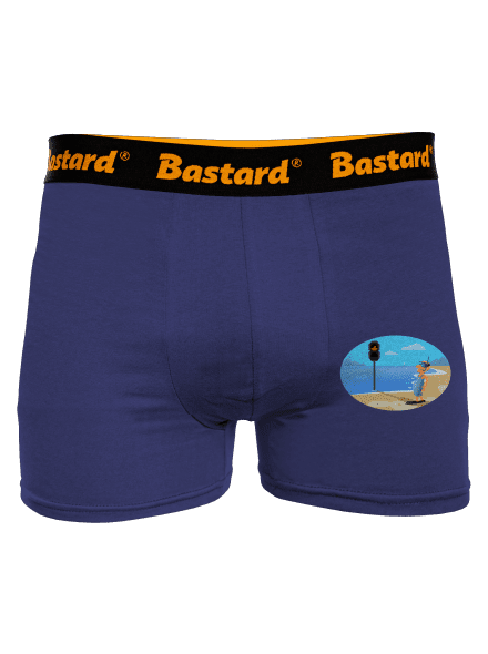 Biztonságos úszás boxeralsó Blue Navy