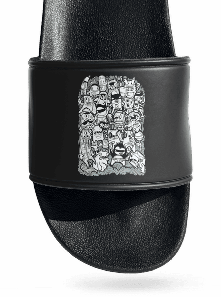  papucs Black