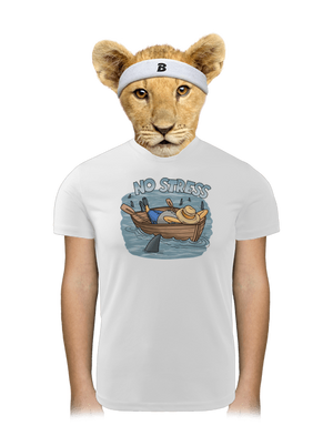 No stress gyerek sport póló White