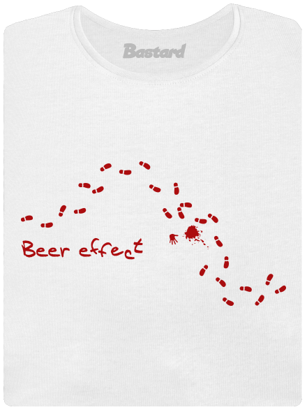 Beer effect prémium női póló White
