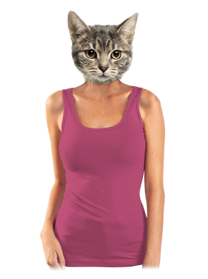 Nyomtatás nélkül klasszikus női trikó Magenta