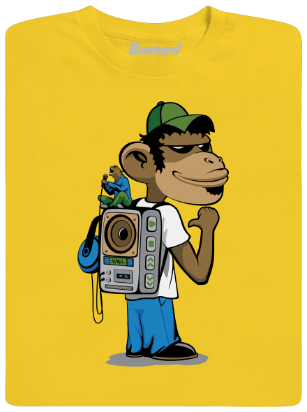 Boombox backpack férfi póló Gold