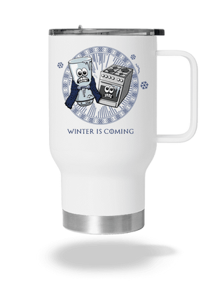 Winter is coming termosz bögre White