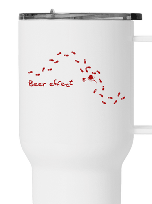 Beer effect termosz bögre White