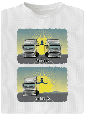 Chuck & Truck gyerek sport póló White