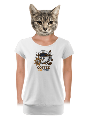 női póló elasztikus alsó szegéllyel