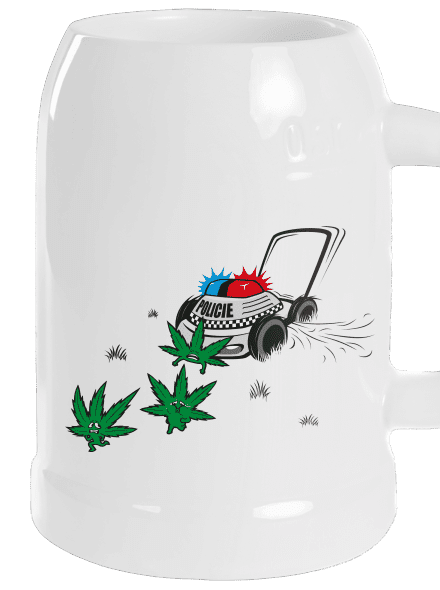 Ganja bust söröskorsó White