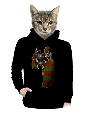 női kenguruzsebes pulóver