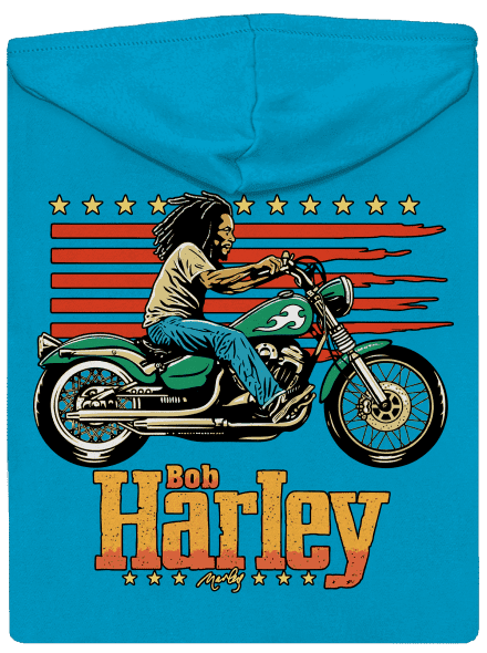 Bob Harley cipzáras női pulóver Blue Atol