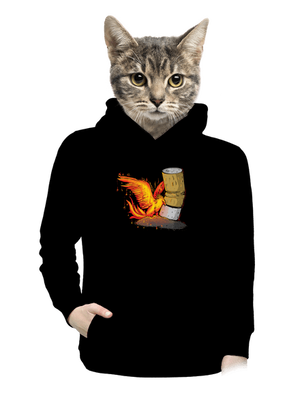 női kenguruzsebes pulóver