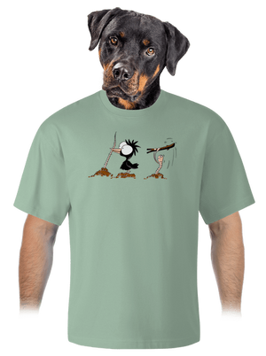 unisex túlméretezett póló