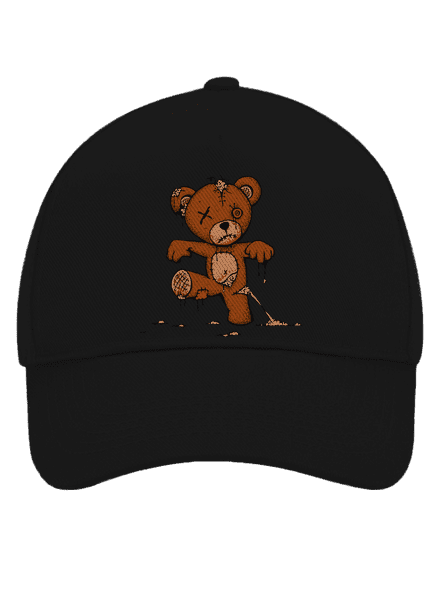 Zombie Teddy baseballsapka Black