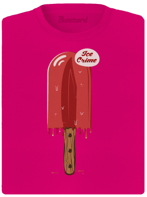 Ice crime női sportpóló Neon Pink