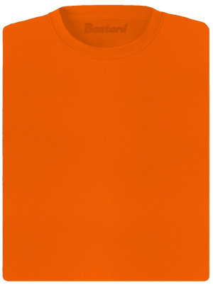 Nyomtatás nélkül női sportpóló Neon Orange