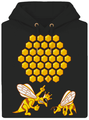 Édes baki unisex prémium pulóver Dark Black