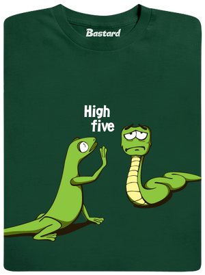 High Five férfi póló zöld
