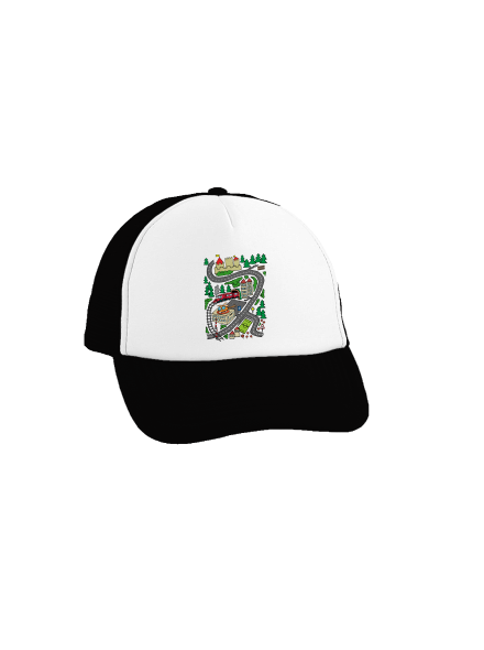 Úton teherautós sapka Black cap