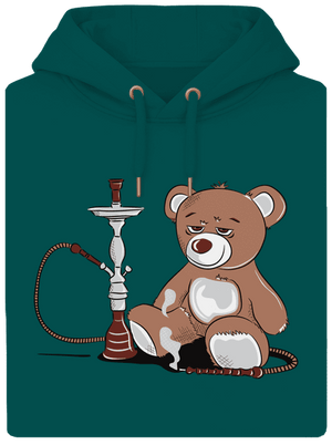 Vízipipa unisex prémium pulóver Emerald Green